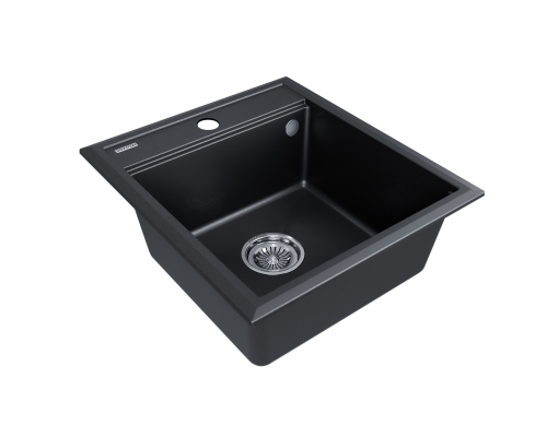Мойка кварцевая Paulmark STEPIA-460 PM114651-BLM черный металлик 460х510