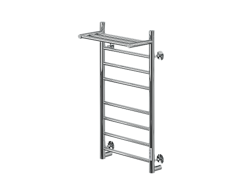 Электрический полотенцесушитель Ника Way-2 80/40 U с полкой Хром