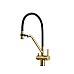 Смеситель для кухни SANCOS Dora SC4003BG с подключением фильтра для воды, браш золото