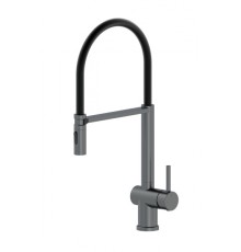 Смеситель для кухни с гибким изливом Wonzon&Woghand, Темный графит