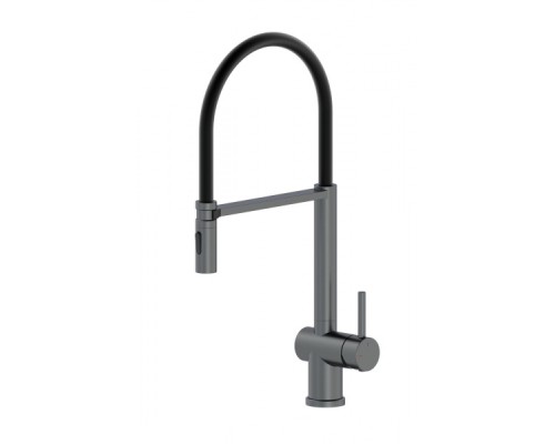 Смеситель для кухни с гибким изливом Wonzon&Woghand, Темный графит