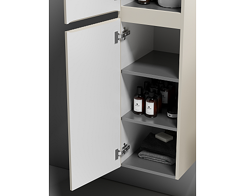 Пенал подвесной Sancos SNOB T 35x165 Beige Soft