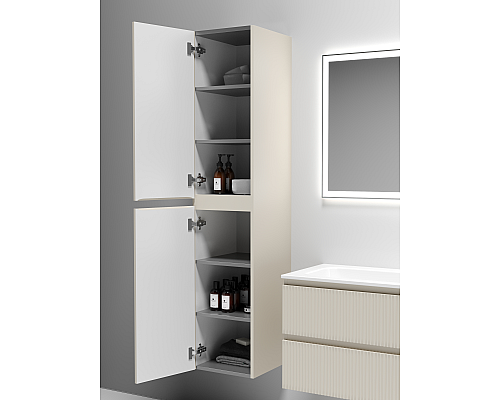 Пенал подвесной Sancos SNOB T 35x165 Beige Soft