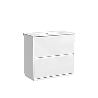 Тумба под раковину SANCOS Libra Floor напольная, 890х450х840, белый глянец LB90FW