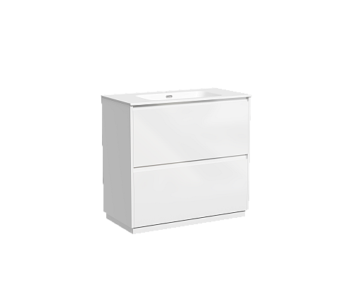 Тумба под раковину SANCOS Libra Floor напольная, 890х450х840, белый глянец LB90FW
