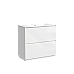 Тумба под раковину SANCOS Libra Floor напольная, 890х450х840, белый глянец LB90FW