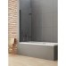 Шторка для ванны NEW TRENDY NEW SOLEO BLACK 120x140 L черный