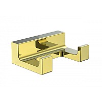 Двойной крючок для ванной Wonzon&Woghand, Глянцевое золото