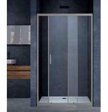 Душевая дверь Vincea Alpha VDS-3AL110CLGM, 110, вороненая сталь, стекло прозрачное