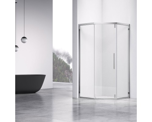 Душевой уголок Vincea Show VSP1-4SH100CL 1000x1000 хром стекло прозрачное