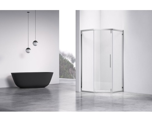 Душевой уголок Vincea Show VSP1-4SH100CL 1000x1000 хром стекло прозрачное