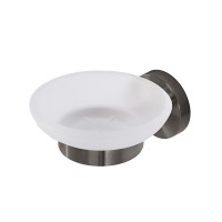 Мыльница Cezares Relax RELAX-SODS-GM Оружейная сталь