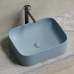 Чаша накладная прямоугольная Ceramica Nova Element 50x38 Серо-Голубой Матовый