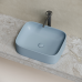 Чаша накладная прямоугольная Ceramica Nova Element 50x38 Серо-Голубой Матовый