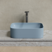 Чаша накладная прямоугольная Ceramica Nova Element 50x38 Серо-Голубой Матовый