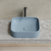 Чаша накладная прямоугольная Ceramica Nova Element 50x38 Серо-Голубой Матовый