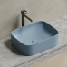 Чаша накладная прямоугольная Ceramica Nova Element 50x38 Серо-Голубой Матовый