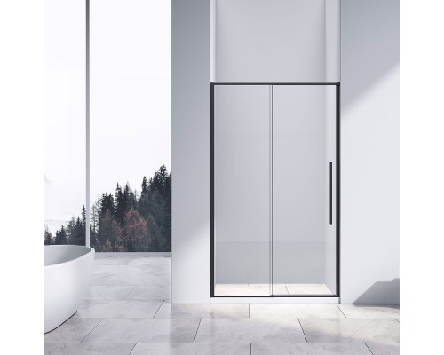 Душевая дверь Vincea Slim-N VDS-4SN110CLB 1100 черный стекло прозрачное