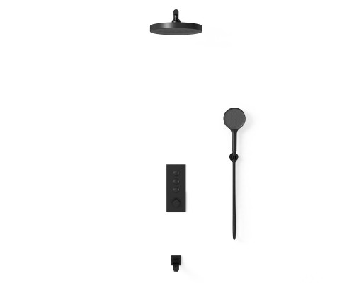 Душевой комплект Vincea Inspire VSFW-433TI2MB встраиваемый черный