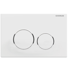Кнопка смыва Charus Spazio FP.330.12.01 белый матовый