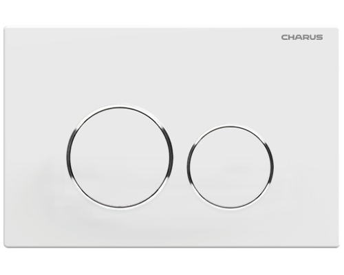 Кнопка смыва Charus Spazio FP.330.12.01 белый матовый