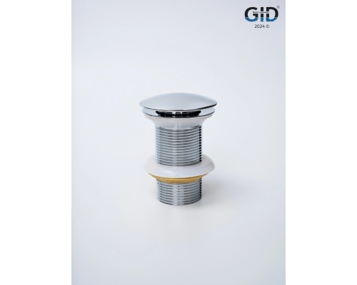 Донный клапан Gid CH100 73302k Хром без перелива