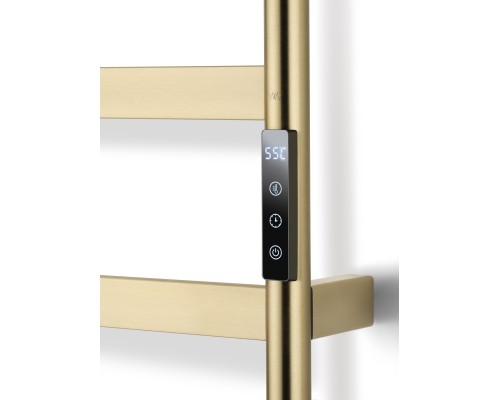 Полотенцесушитель электрический Wonzon&Woghand D?SSELDORF, Браш золото WW-A204-BG