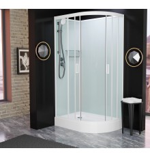 Душевая кабина Frank F412L White без крыши Размер:120x80x215 см