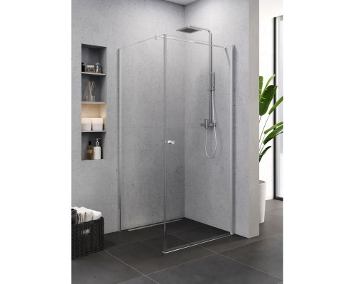 Душевое ограждение NEW TRENDY SUPERIA 80x90x195 хром