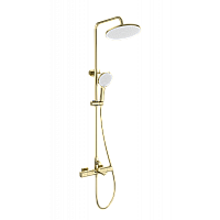 Душевая система с термостатом Wonzon&Woghand, Брашированное золото