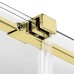 Шторка для ванны NEW TRENDY SMART LIGHT GOLD 140x150 светлое золото