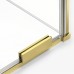 Шторка для ванны NEW TRENDY SMART LIGHT GOLD 140x150 светлое золото