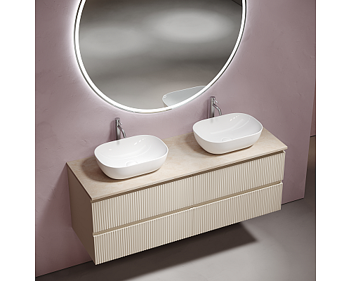 Столешница для ванной комнаты из керамогранита Sancos Kreman 1400х460, TT140A2X