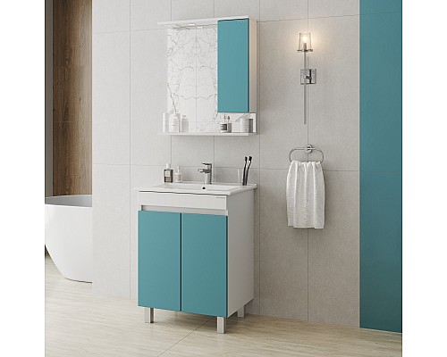 Тумба под раковину Onika Марви 60 напольная, мокко