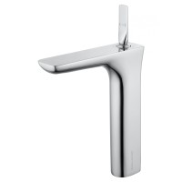 Смеситель для раковины высокий Wonzon&Woghand SHARK, Хром WW-48B1102-CR