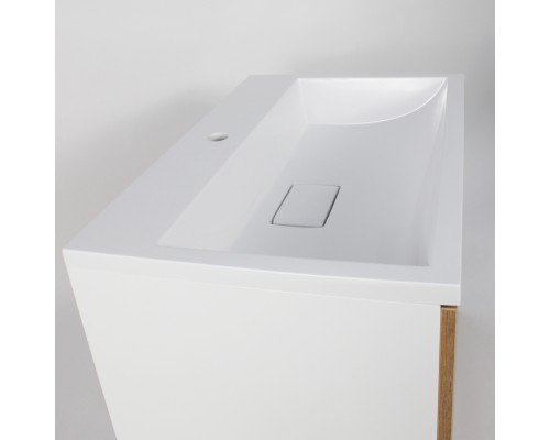 Раковина для ванной 70 см, Uperwood Barsa, белая глянцевая