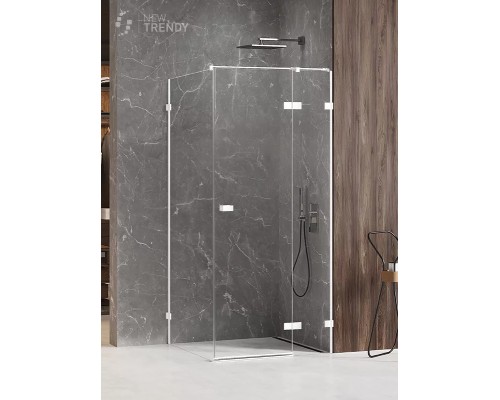 Душевое ограждение NEW TRENDY AVEXA WHITE R 100x80x200 белый