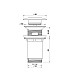 Донный клапан для раковины с переливом 1 1/4 Wonzon&Woghand, Белый матовый WW-88SS09-MW