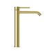 Смеситель для раковины высокий SANCOS Etna, брашированное золото, PVD покрытие, SC9002BG