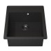 Кухонная мойка кварцевая Uperwood Quartz UPD-07-04, прямоугольная, черная