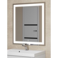 Зеркало для ванной с подсветкой Uperwood Tanos 70х80 см, сенсор/антизапотевание