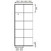 Душевое ограждение NEW TRENDY NEW MODUS BLACK 100x200 черный