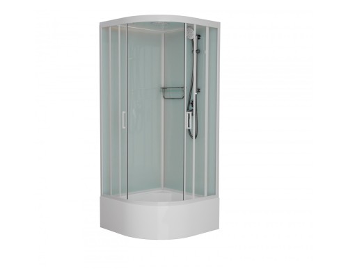 Душевая кабина Frank F409/2 М White матовое стекло