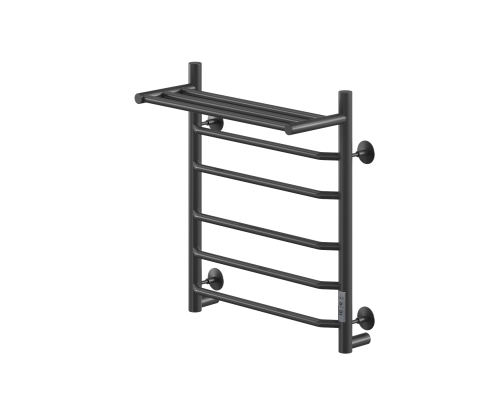 Электрический полотенцесушитель Ника Way-3 60/50 U с полкой Черный матовый