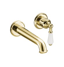 Смеситель для раковины встраиваемый Benesque Grosvenor Level английское золото
