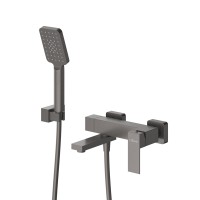 Смеситель для ванны Cezares Slider SLIDER-VD-GM Оружейная сталь