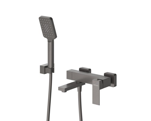 Смеситель для ванны Cezares Slider SLIDER-VD-GM Оружейная сталь