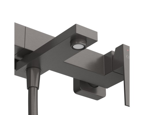 Смеситель для ванны Cezares Slider SLIDER-VD-GM Оружейная сталь
