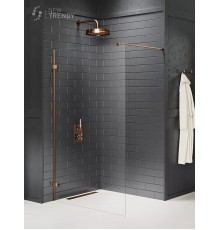 Душевое ограждение NEW TRENDY AVEXA COPPER BRUSHED 120x200 брашированная медь