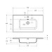 Керамическая раковина BelBagno BB800ETL